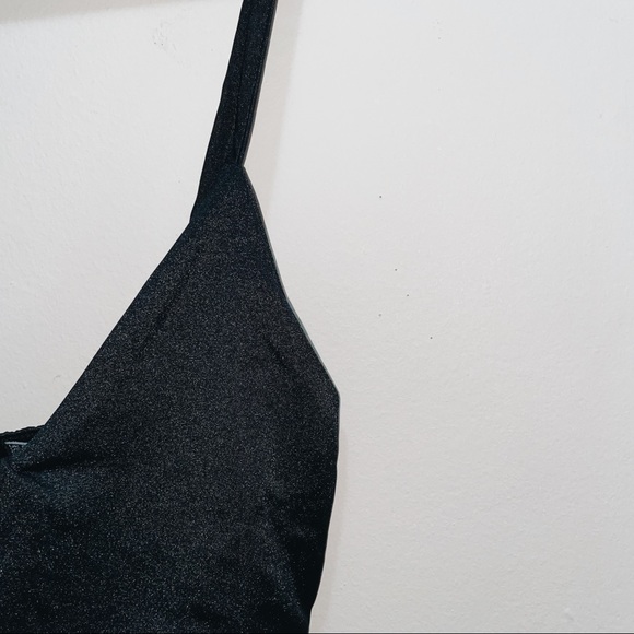 booboo Slinky V-Neck Disco Bralette - Picture 1 of 3